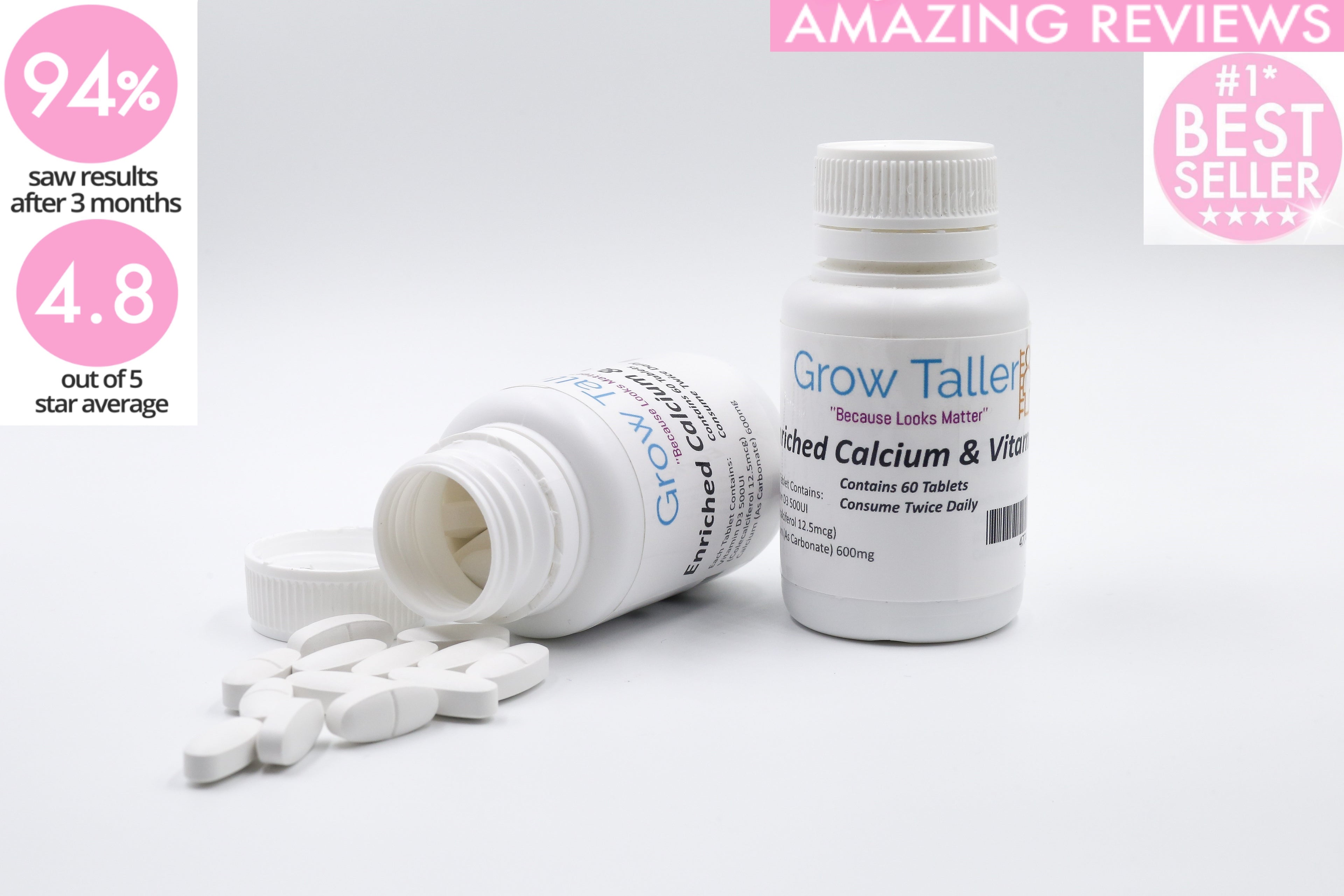 Grow Taller - G1 Growth Pills (1 Pack) - growtallerquick